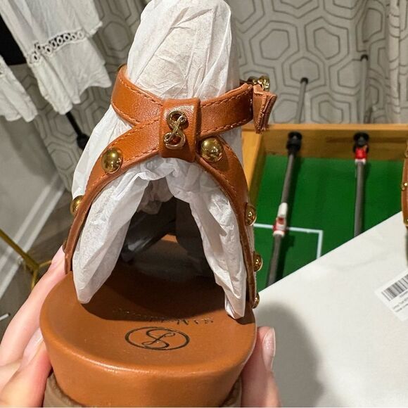 Sam & Libby Brandi Sandal Honey Size 10 - Picture 7 of 8